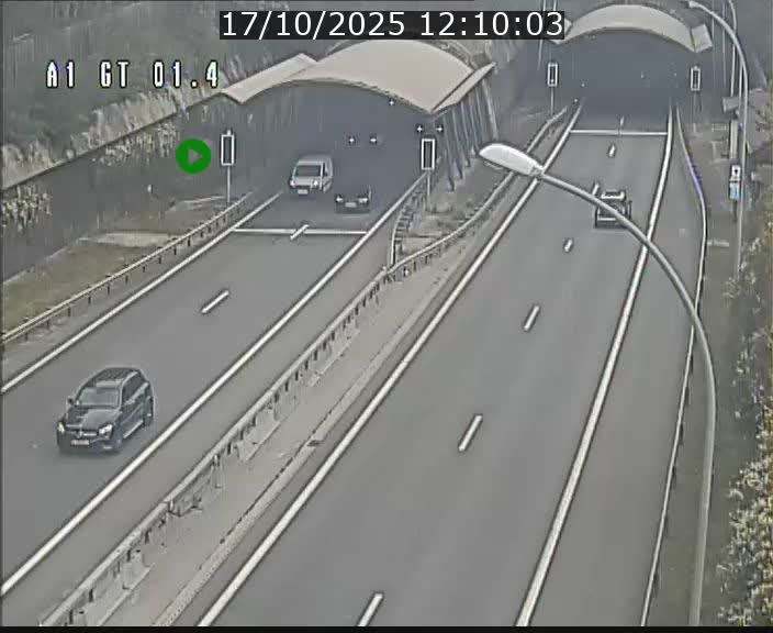 Traffic live webcam Luxembourg Hesperange - A1 direction Kirchberg - BK 1.4