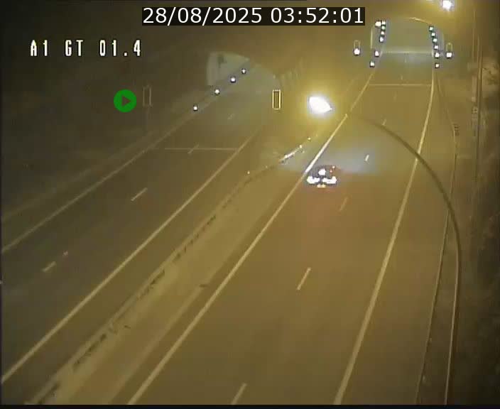 Traffic live webcam Luxembourg Hesperange - A1 direction Kirchberg - BK 1.4