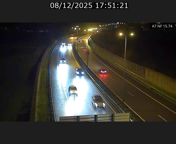 Caméra trafic Luxembourg - A7, Tunnel Mersch, entrée nord, direction Lorentzweiler