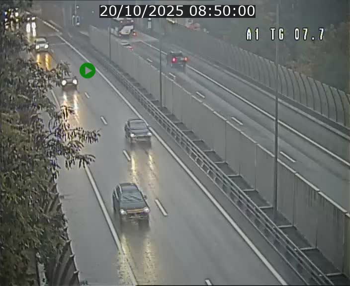 Traffic live webcam Luxembourg Kirchberg - A1 direction Luxembourg-ville - BK 7.7