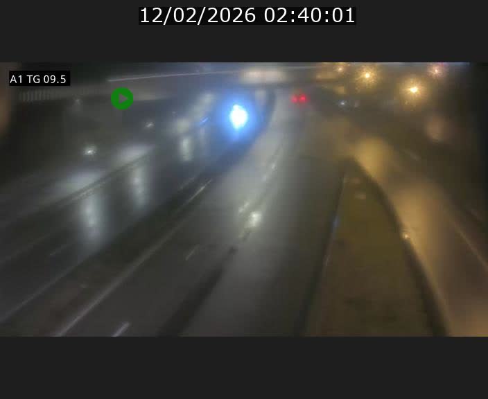 Traffic live webcam Luxembourg Jonction Grünewald - A1 direction Luxembourg-ville - BK 9.5