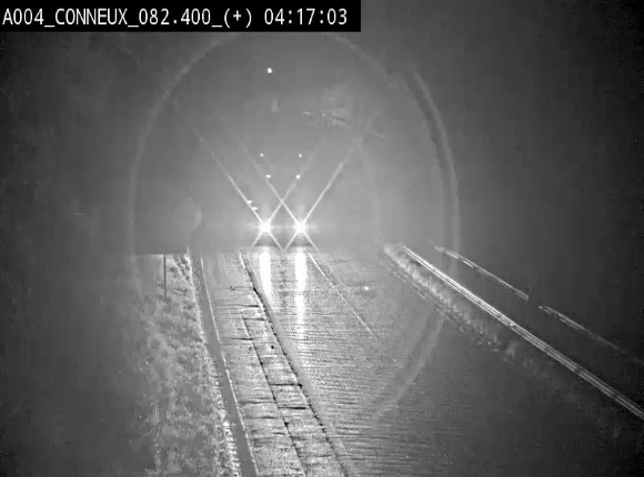 Webcam à hauteur de Conneux sur l'E411 en direction du sud de la Belgique