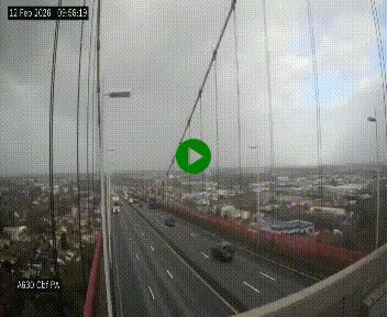 Webcam autoroute sur le périphérique de Bordeaux (A630) au nord de la ville. Caméra située sur le Pont d'Aquitaine.