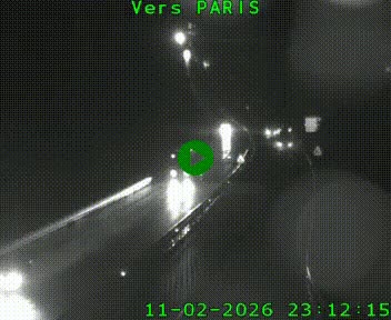 Caméra routière sur l'autoroute A20 à Bessines-sur-Gartempe. Vue orientée vers Paris