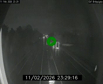 Webcam sur le périphérique de Rennes (N136) à hauteur du quartier Bréquigny, au sud de la ville