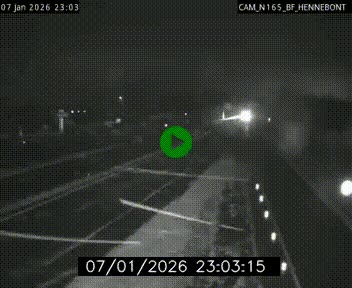 Webcam sur la N165 à hauteur de Hennebont, au nord de Lorient