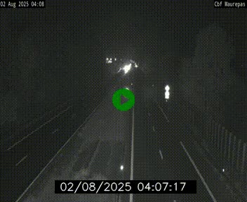 Webcam sur le périphérique de Rennes (N136) à hauteur de Maurepas, au nord de la ville