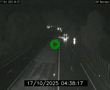 Webcam sur le périphérique de Rennes (N136) à hauteur de Maurepas, au nord de la ville