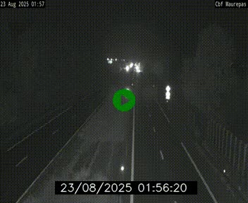 Webcam sur le périphérique de Rennes (N136) à hauteur de Maurepas, au nord de la ville