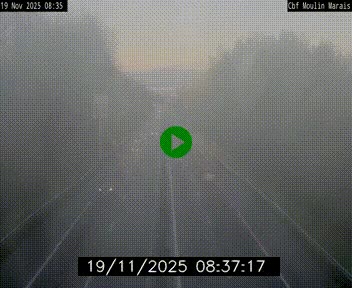 Webcam sur le périphérique de Nantes (N844) entre la Porte de Saint-Luce et la Porte d'Anjou, à l'est de la ville