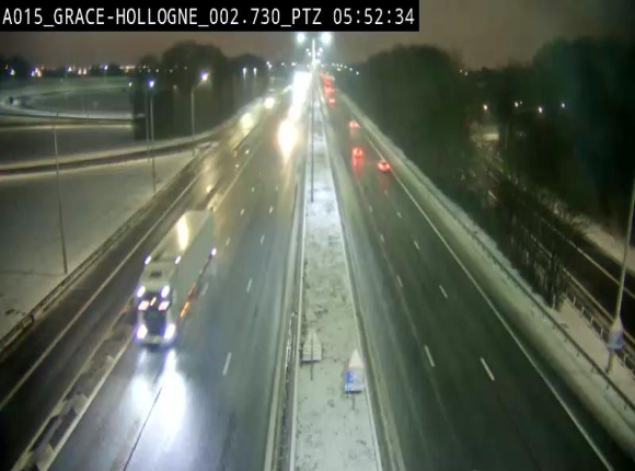 Caméra trafic Belgique - Grâce-Hollogne - E42, jonction avec A604, direction Loncin/Aéroport de Liège -  BK 3.2