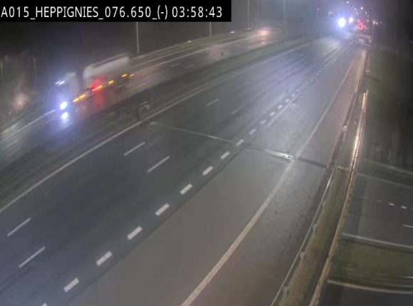 Webcam autoroute Belgique - Heppignies - E42 direction Namur - BK 76.4