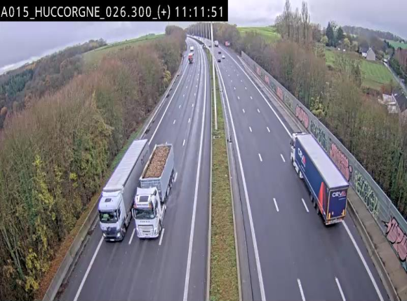 Webcam autoroute Belgique - Viaduc de Huccorgne - E42 