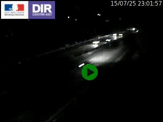 Webcam sur la Nationale 201 à hauteur de la sortie Chambéry-Nord, avant à la jonction entre l'A41 et l'A43, en direction de Lyon