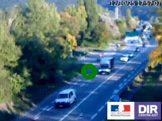 Webcam info trafic à proximité de Vizille sur la N85, au niveau du point de vue du Saut du Moine à Champagnier
