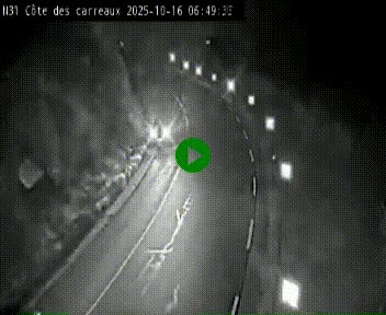 Webcam en haut de la Côte des Carreaux sur la N31 à Avesnes-en-Bray. Vue orientée vers Rouen