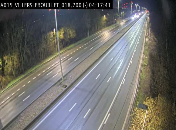 Webcam autoroute Belgique - Villers-le-Bouillet - E42 direction Liège - BK 18.7