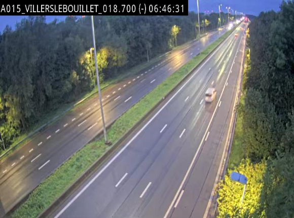 Webcam autoroute Belgique - Villers-le-Bouillet - E42 direction Liège - BK 18.7