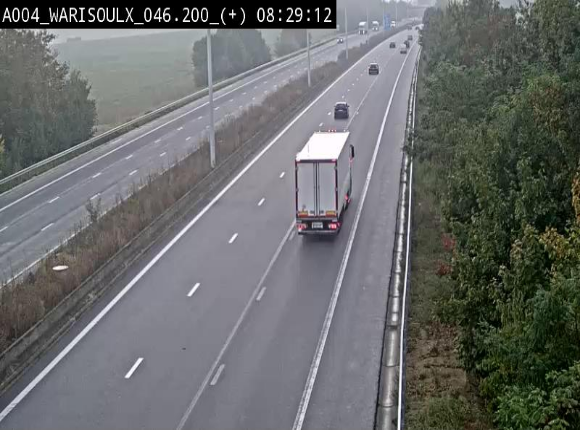 Webcam autoroute Belgique - Warissoulx - E411 - BK 46.2