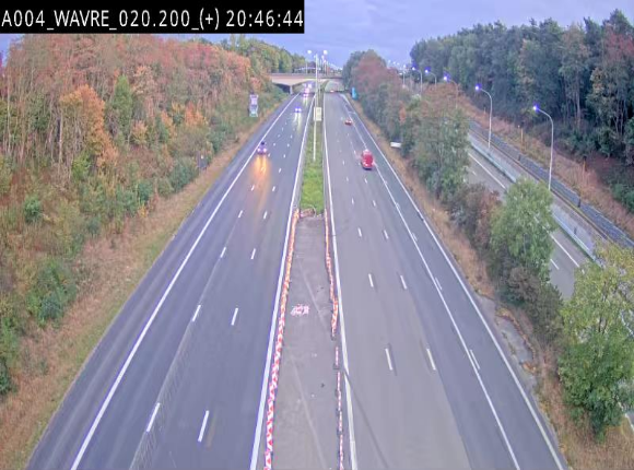 Webcam @ Wavre-sud KP 19.6, A4/E411