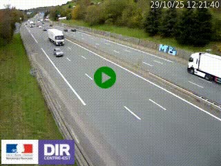 Webcam routière à Saint-Etienne-Terrenoire sur la RN88 avant la jonction entre l'A72 et le Boulevard Périphérique de Saint-Etienne