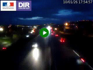 Caméra autoroute à Saint-Etienne (Les Littes) à hauteur du Ikea Saint-Etienne sur l'A72 en direction de Roanne