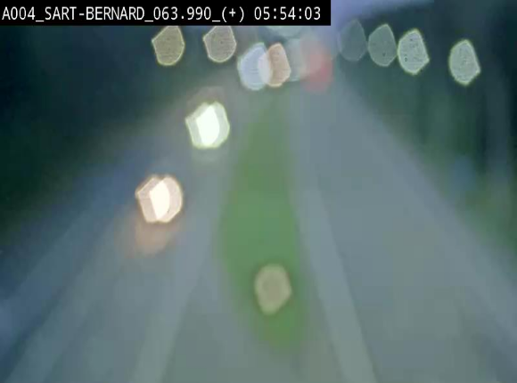 Webcam sur l'E411 à hauteur de la jonction avec la N4 à la sortie de Namur. Vue orientée vers Luxembourg