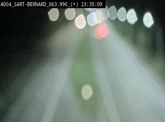 Webcam sur l'E411 à hauteur de la jonction avec la N4 à la sortie de Namur. Vue orientée vers Luxembourg