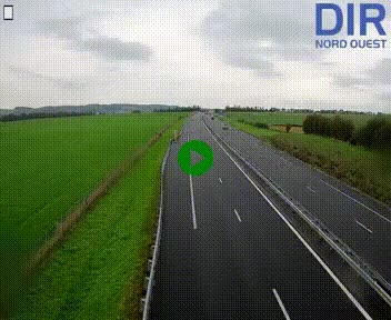 Webcam sur A84 à hauteur de l'échangeur de Poilley avec la N175, au sud d'Avranches