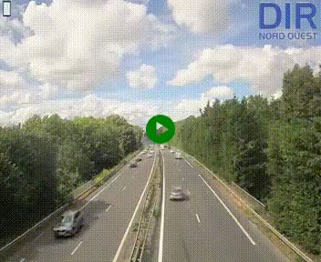 Webcam sur le périphérique de Caen (N814) à l'est de la ville, à Mondeville hauteur de la sortie 2, Presqu'île-Rives de l'Orne, au bout de l'autoroute A13