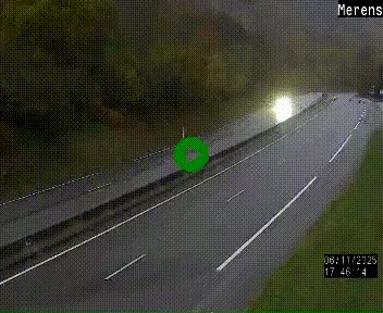 Webcam dans les Pyrénées à hauteur de Mérens-les-Vals sur N320, en direction de Pas de la Casa (Andorre)