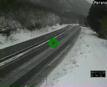 Webcam dans les Pyrénées à hauteur de Mérens-les-Vals sur N320, en direction de Pas de la Casa (Andorre)