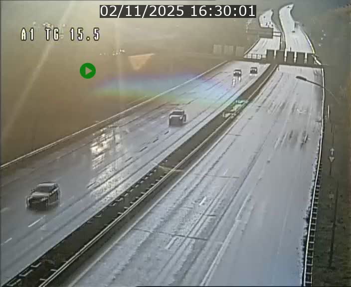 Traffic live webcam Luxembourg Munsbach - A1 direction Luxembourg - BK 15.5