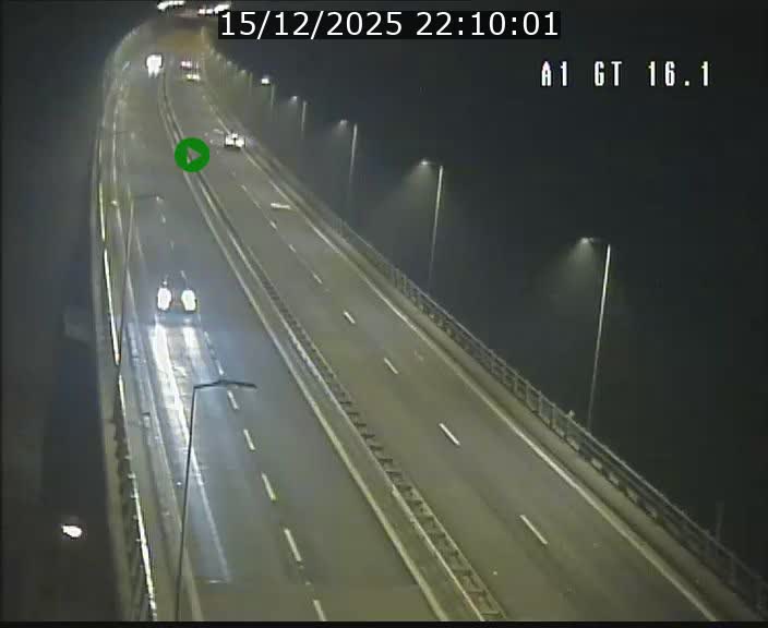 Traffic live webcam Luxembourg Niederanven - A1 direction Allemagne - BK 16.1