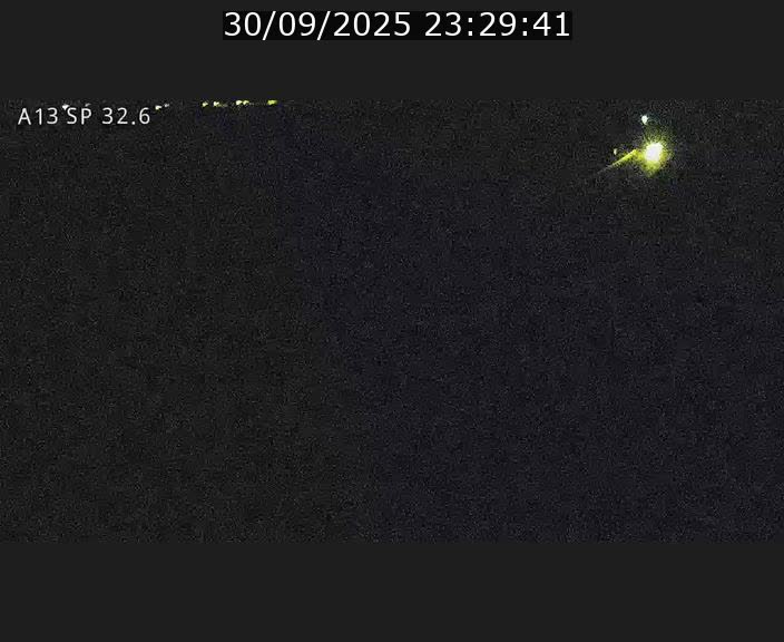 Webcam info trafic A13 à hauteur de Mondorf-les-bains. Vue orientée vers Altwies