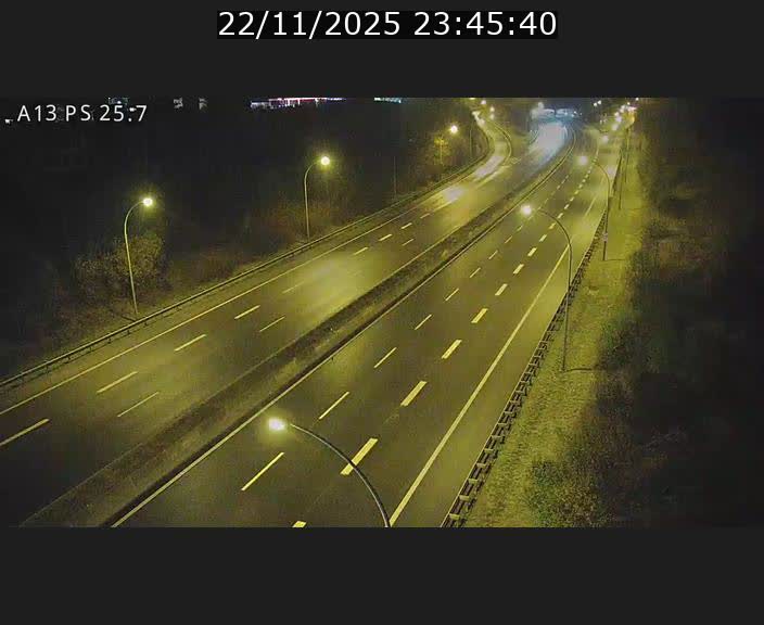 Traffic live webcam Luxembourg Frisange - A13 direction Allemagne - BK 26