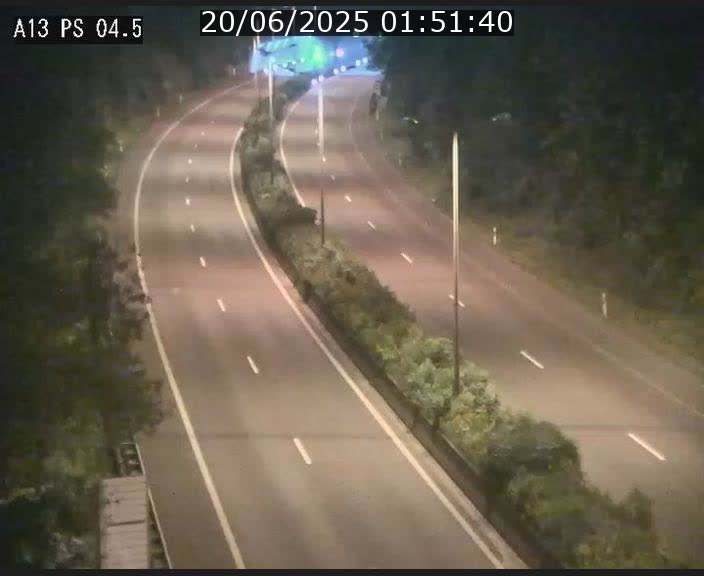 Traffic live webcam Luxembourg Differdange - A13 direction Esch-sur-Alzette - BK 4.5