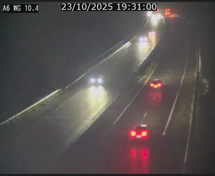 Traffic live webcam Luxembourg Mamer - A6 - BK 10.4 - direction Luxembourg/France/Allemagne