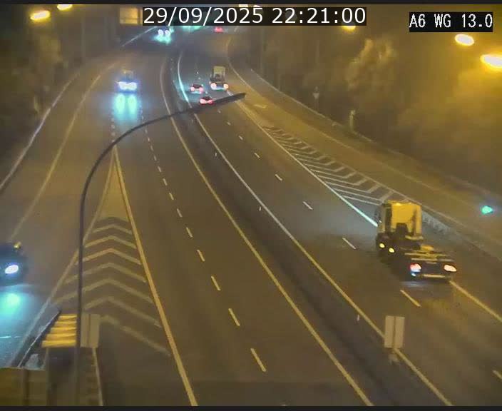 Traffic live webcam Luxembourg Mamer - A6 - BK 13 - direction Luxembourg/France/Allemagne