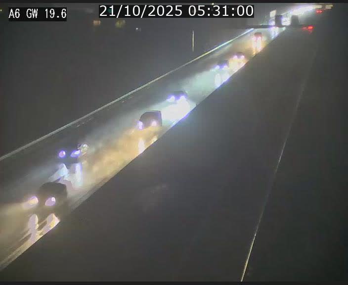 Traffic live webcam Luxembourg - Steinfort - A6 - BK 19.6 - direction Belgique