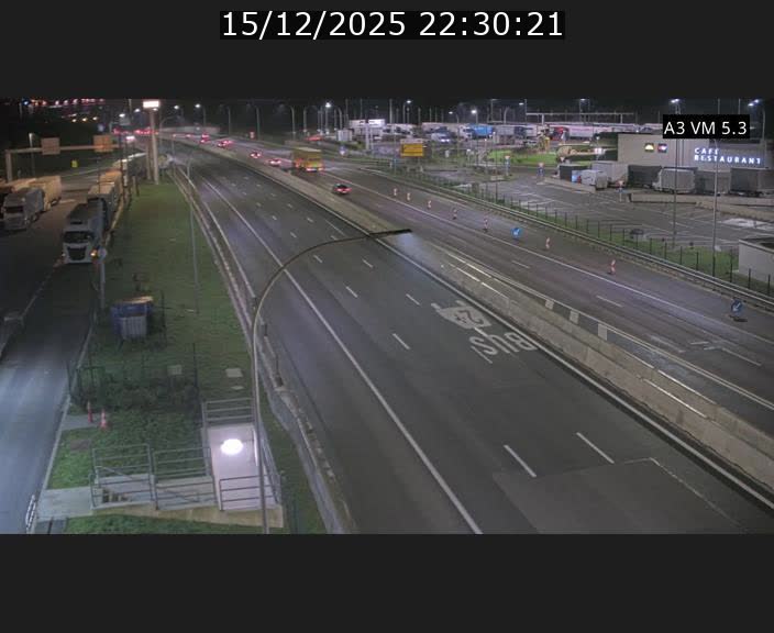 Traffic live webcam Luxembourg Aire de Berchem - A3 - BK 5 - direction France
