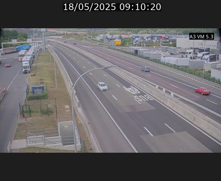 Traffic live webcam Luxembourg Aire de Berchem - A3 - BK 5 - direction France