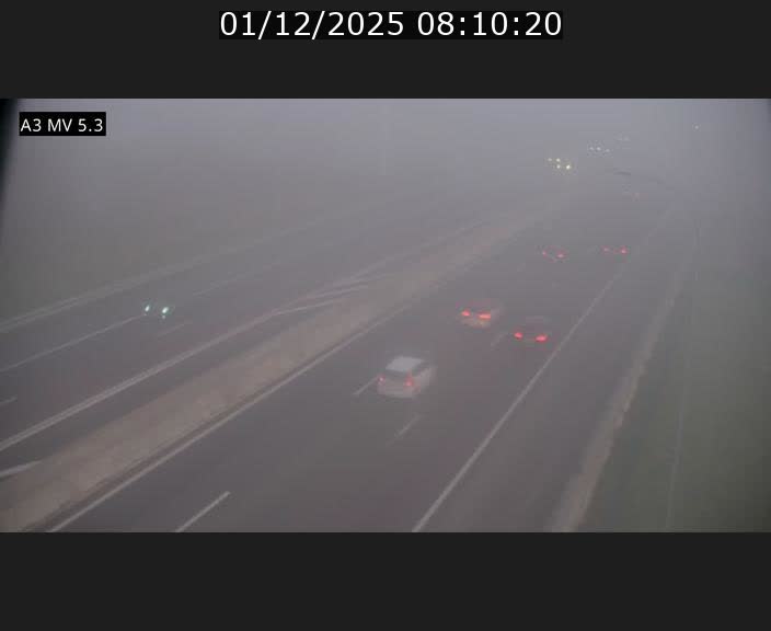Webcam à l'Aire de Berchem au Luxembourg sur l'A3. Vue orientée vers la France