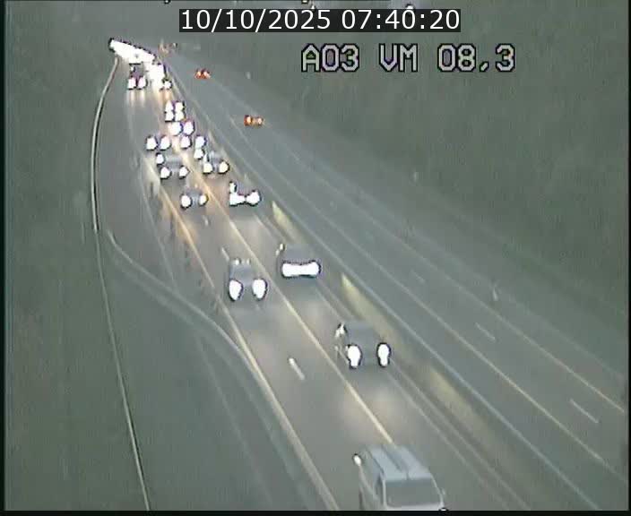 Traffic live webcam Luxembourg Bettembourg - A3 - BK 8.3 - direction France