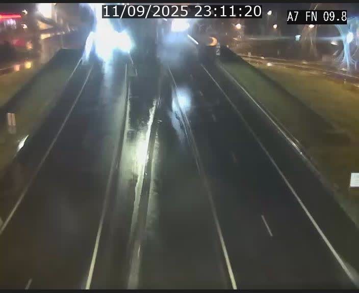 Caméra trafic Luxembourg - A7, Tunnel Gousselerbierg, sortie sud, direction rond-point Lorentzweiler (BK 9.9)
