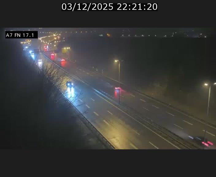 Caméra trafic Luxembourg - A7, Merscherbierg direction Mersch