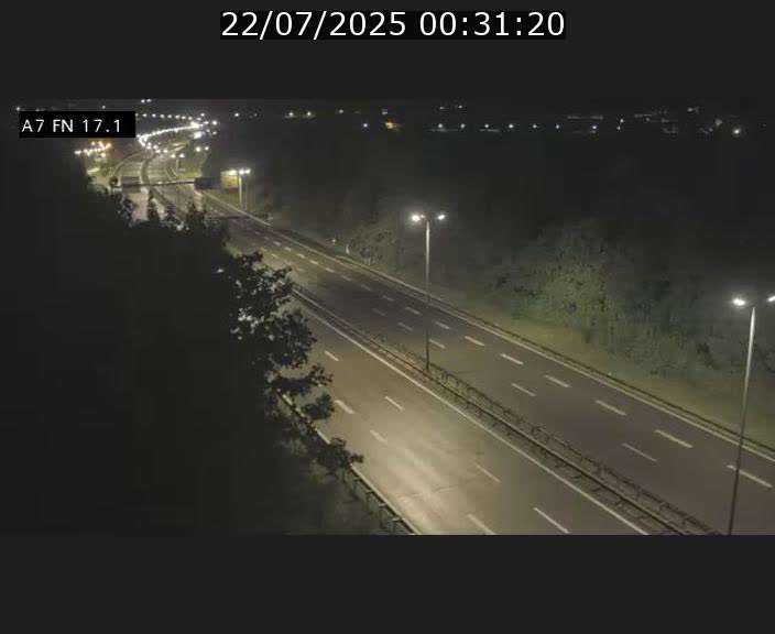 Caméra trafic Luxembourg - A7, Merscherbierg direction Mersch