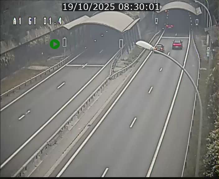 Traffic live webcam Luxembourg Hesperange - A1 direction Kirchberg - BK 1.4