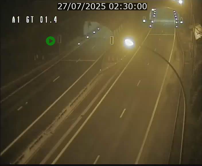 Traffic live webcam Luxembourg Hesperange - A1 direction Kirchberg - BK 1.4