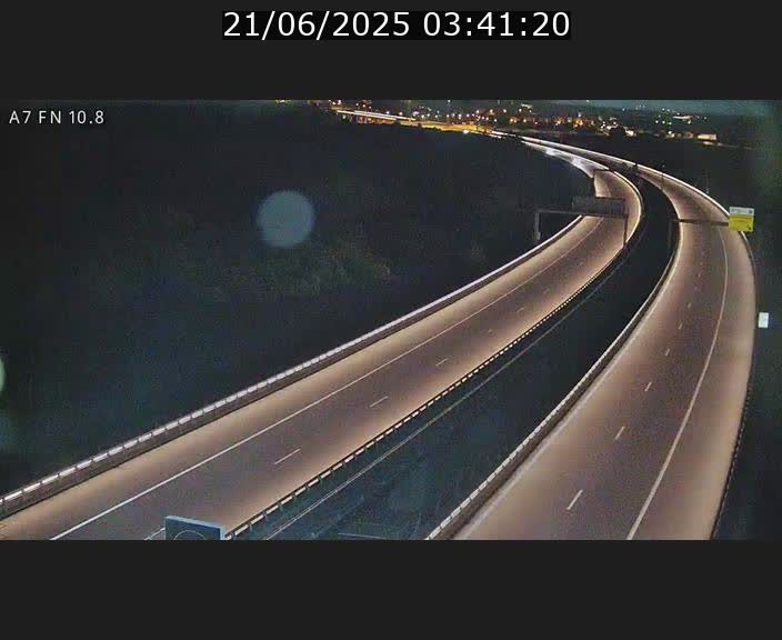 Caméra trafic Luxembourg - A7, Tunnel Gousselerbierg, sortie sud, direction rond-point Lorentzweiler (BK 10.8)